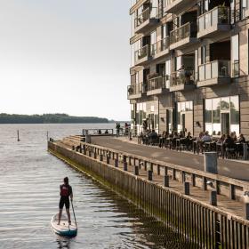 Nykøbing Falster Slotsbryggen paddleboard